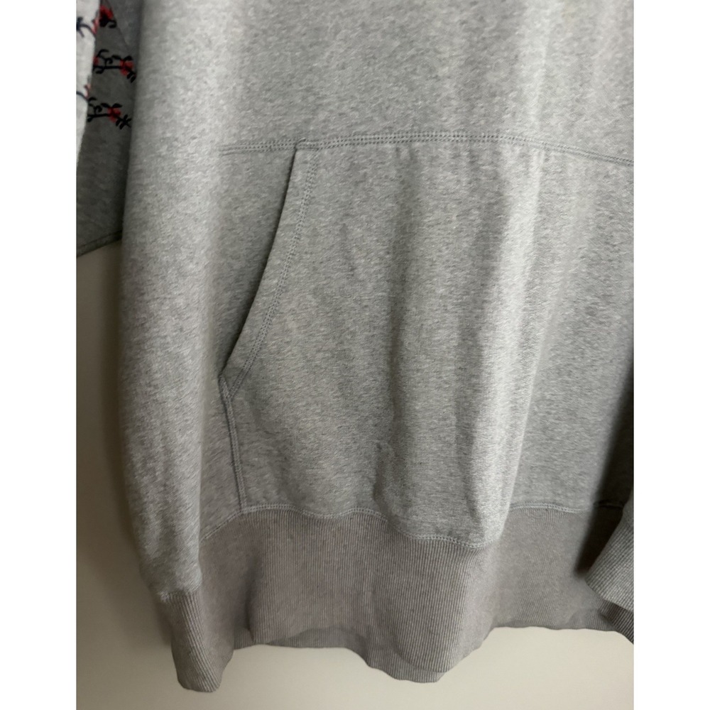 Free People Movement "At My Best" Embroidered Hoodie Grey Women's Size Small - Picture 8 of 13